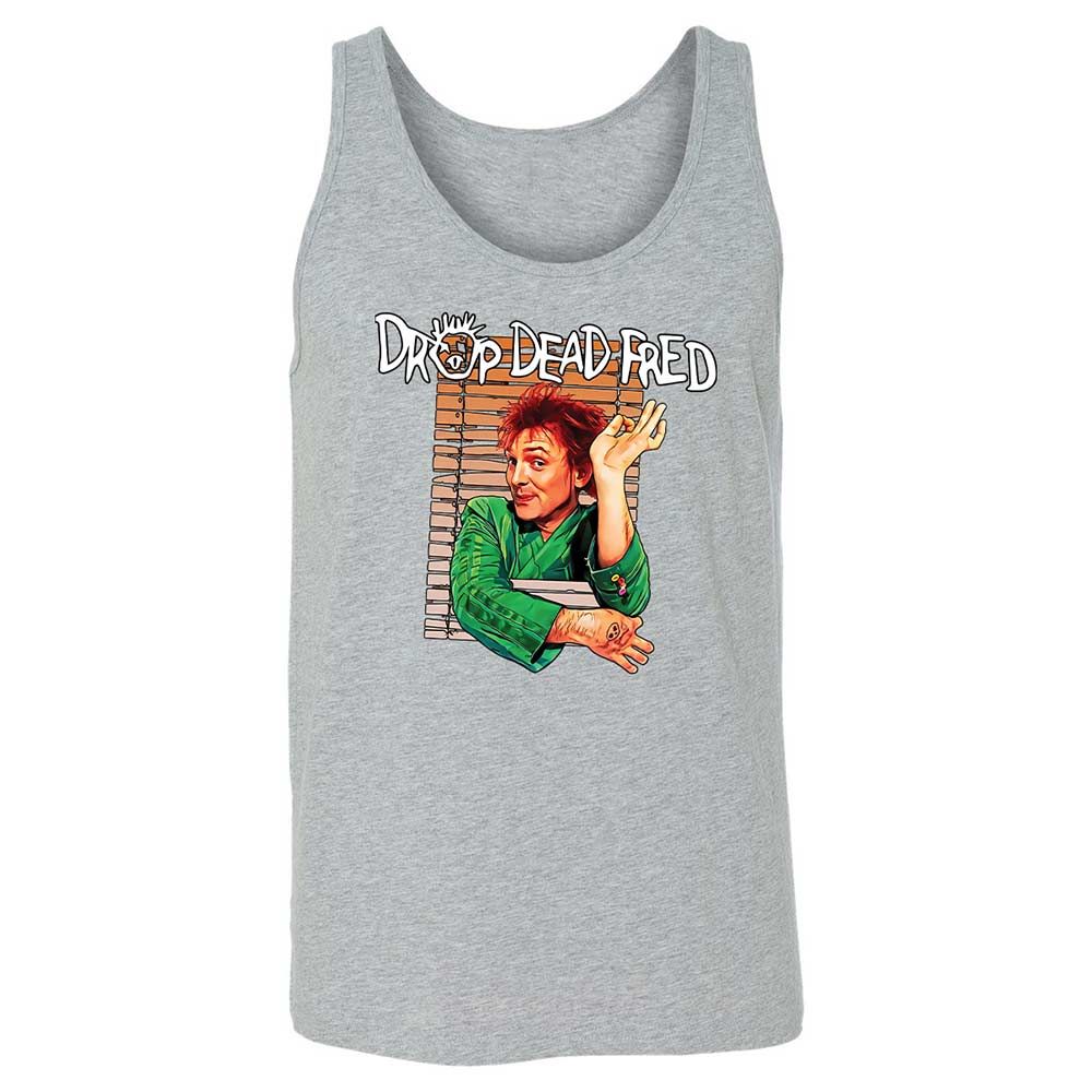 Funny Man Drop Dead Fred - Athletic Heather - 10