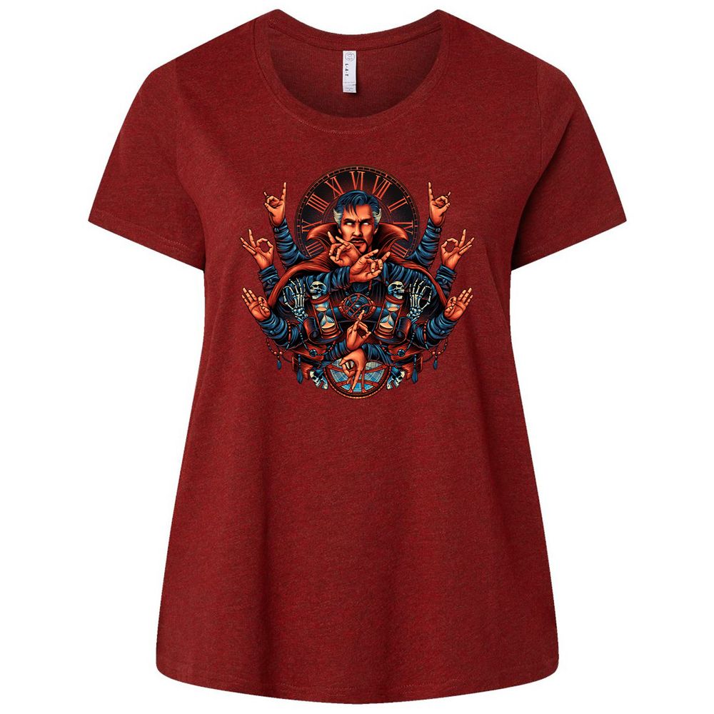 Ladies Curvy Jersey - ABQJ4VFD - Cardinal - 10