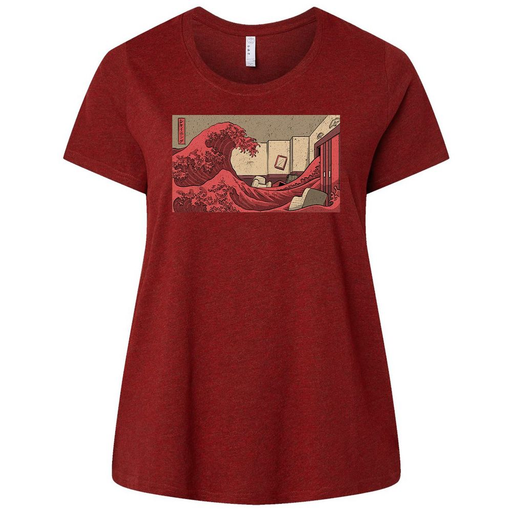 Ladies Curvy Jersey - A38MK3V9 - Cardinal - 10