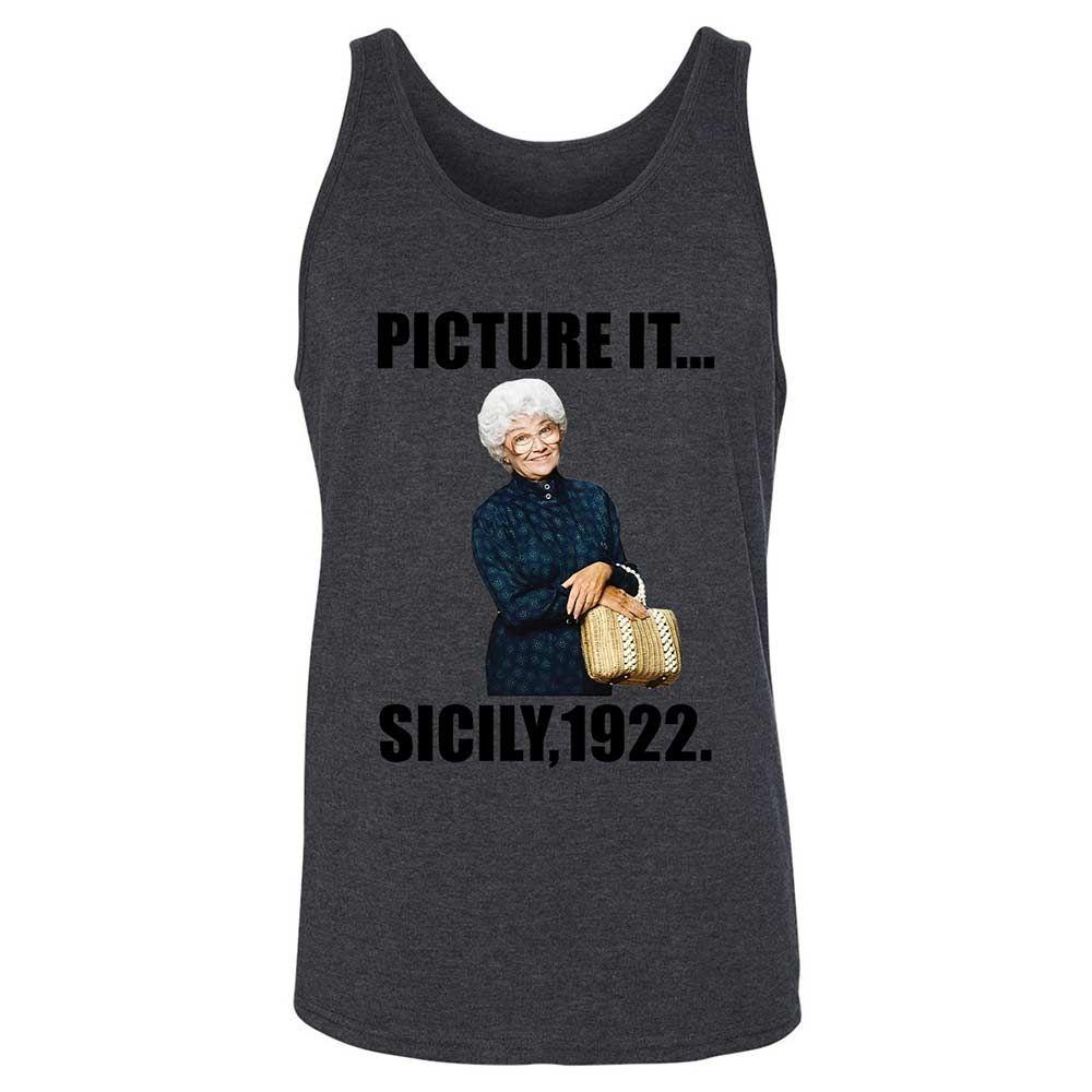 Unisex Jersey Tank - F1BDA2ST - Dark Grey Heather - 10
