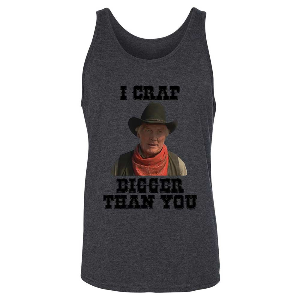 I Crap Bigger Than You - Dark Grey Heather - 10