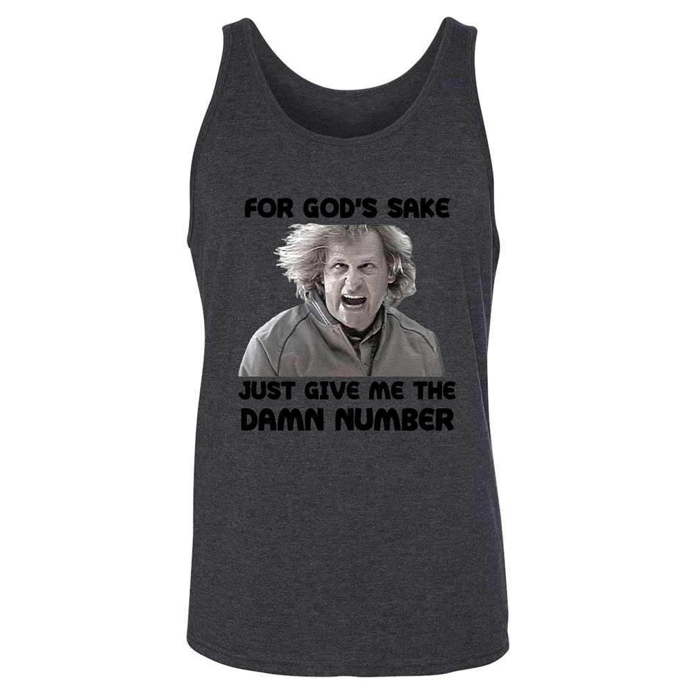 Unisex Jersey Tank - EEZAAHZR - Dark Grey Heather - 10