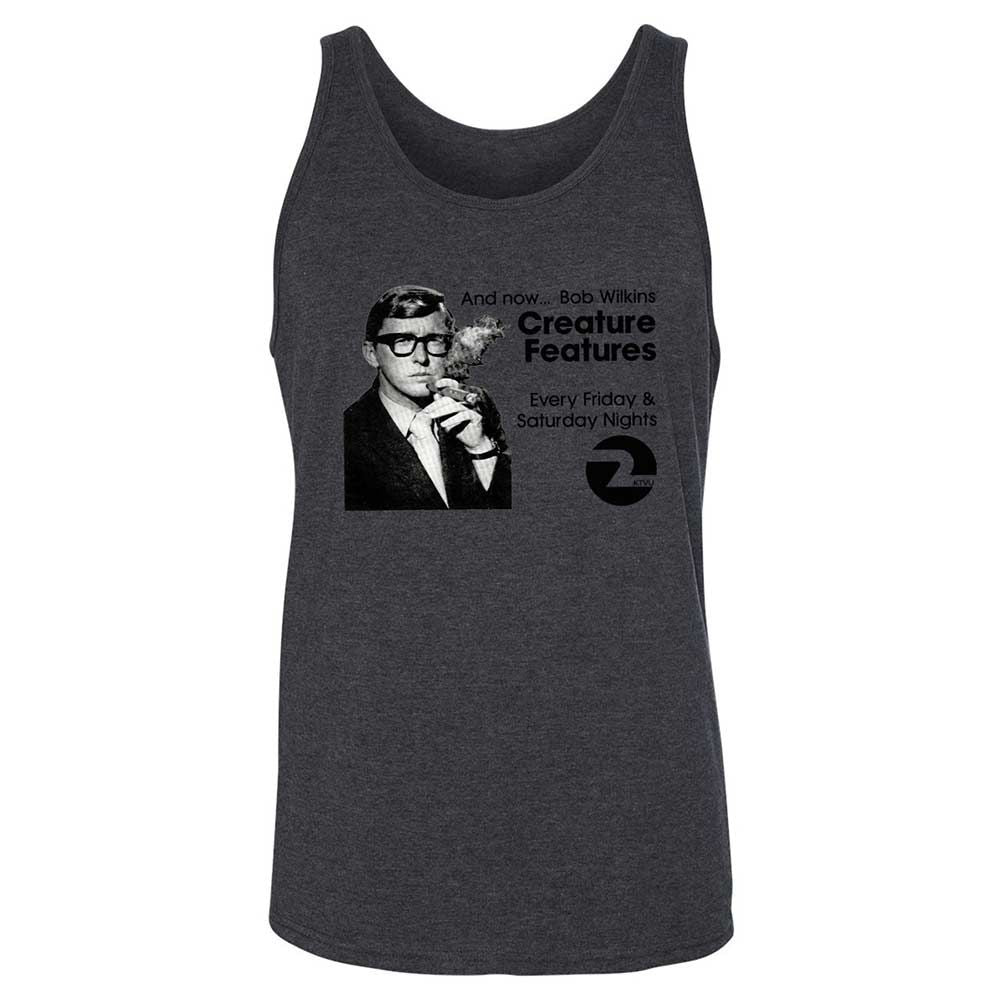 Bob Wilkins Creature Features - Dark Grey Heather - 10