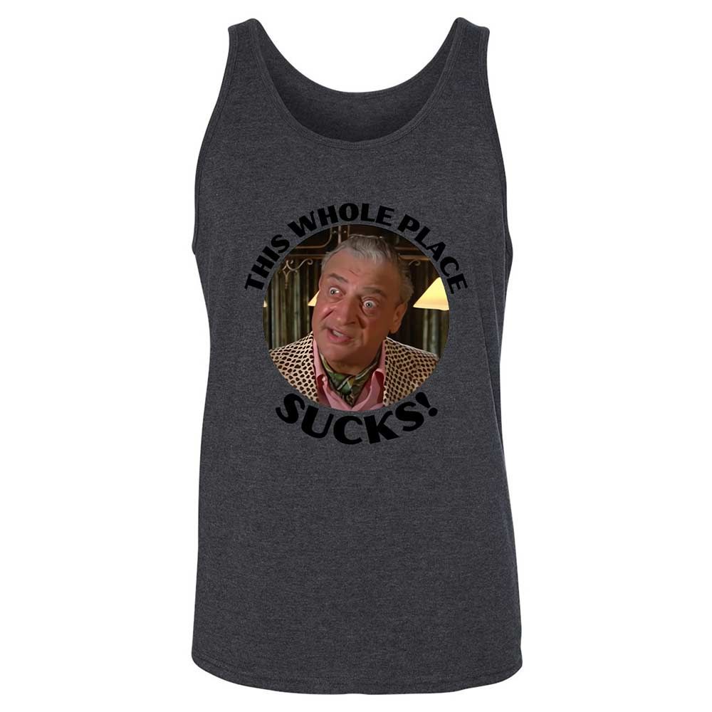 Unisex Jersey Tank - 4HAA2BP5 - Dark Grey Heather - 10