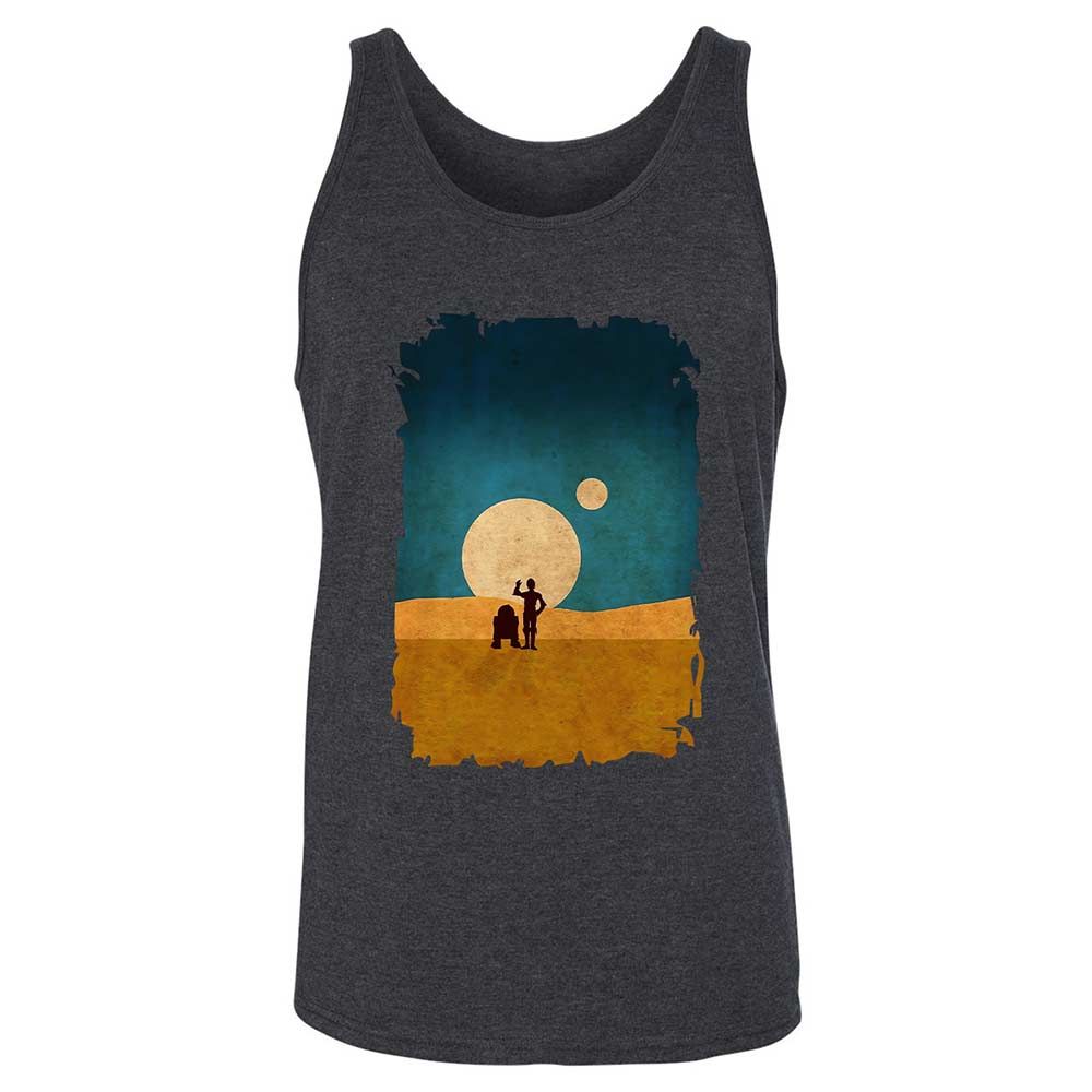 Droids In The Dunes - Dark Grey Heather - 10