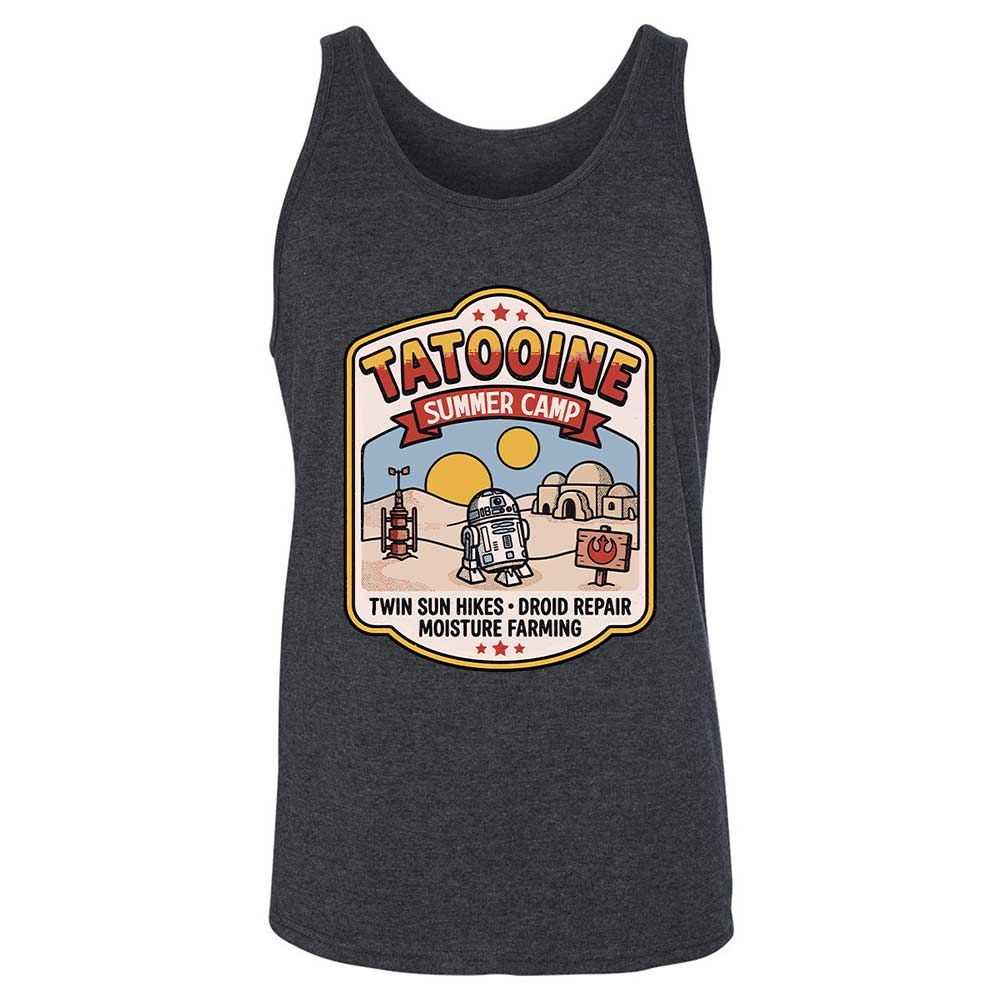 Unisex Jersey Tank - EUBTDXXS - Dark Grey Heather - 10