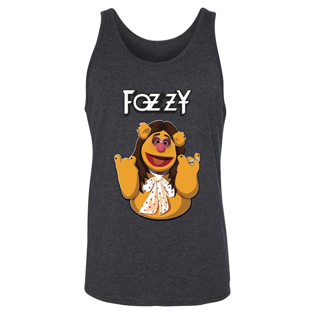Fozzie Muppet as Rockstar - Dark Grey Heather - 10