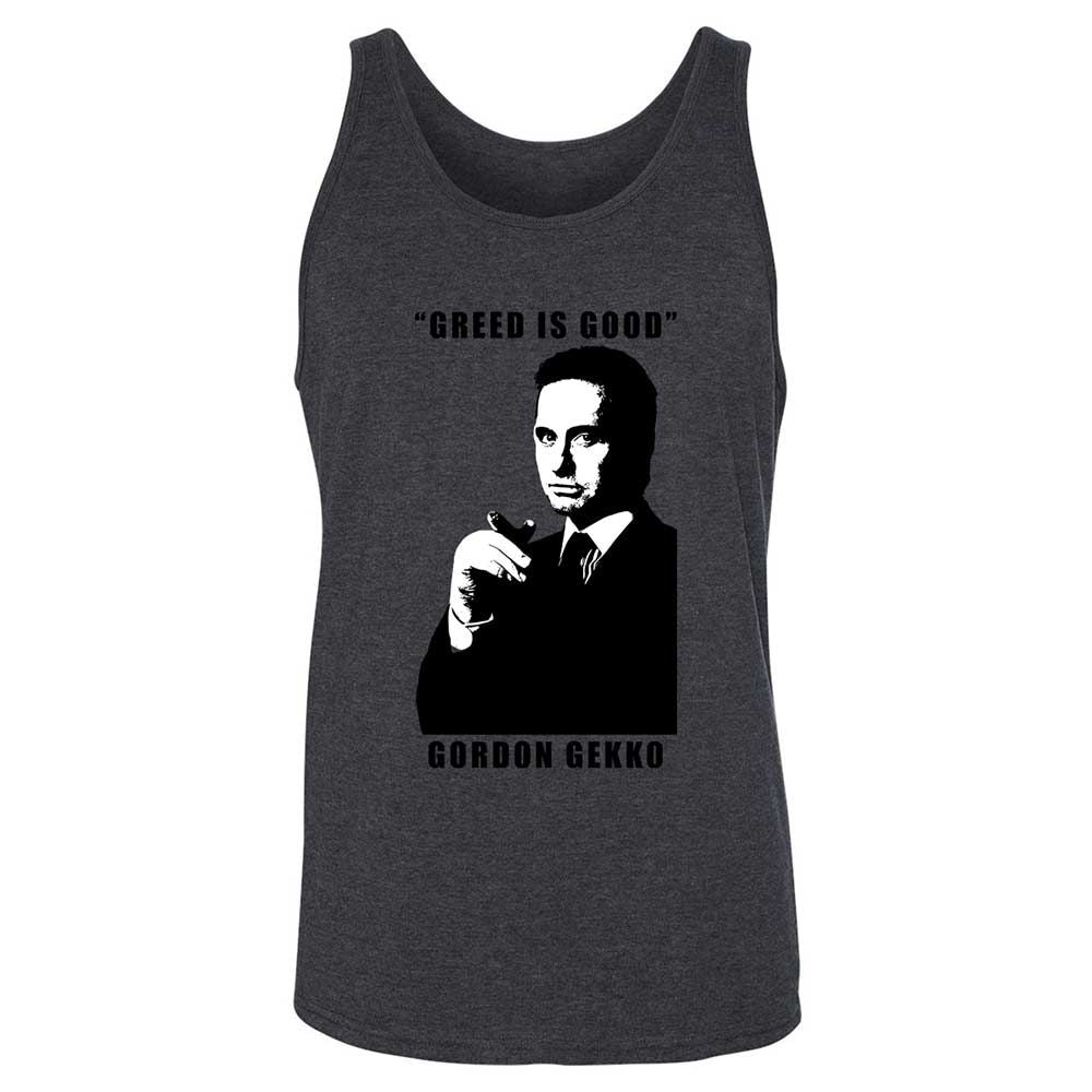 Greed is good - Dark Grey Heather - 10