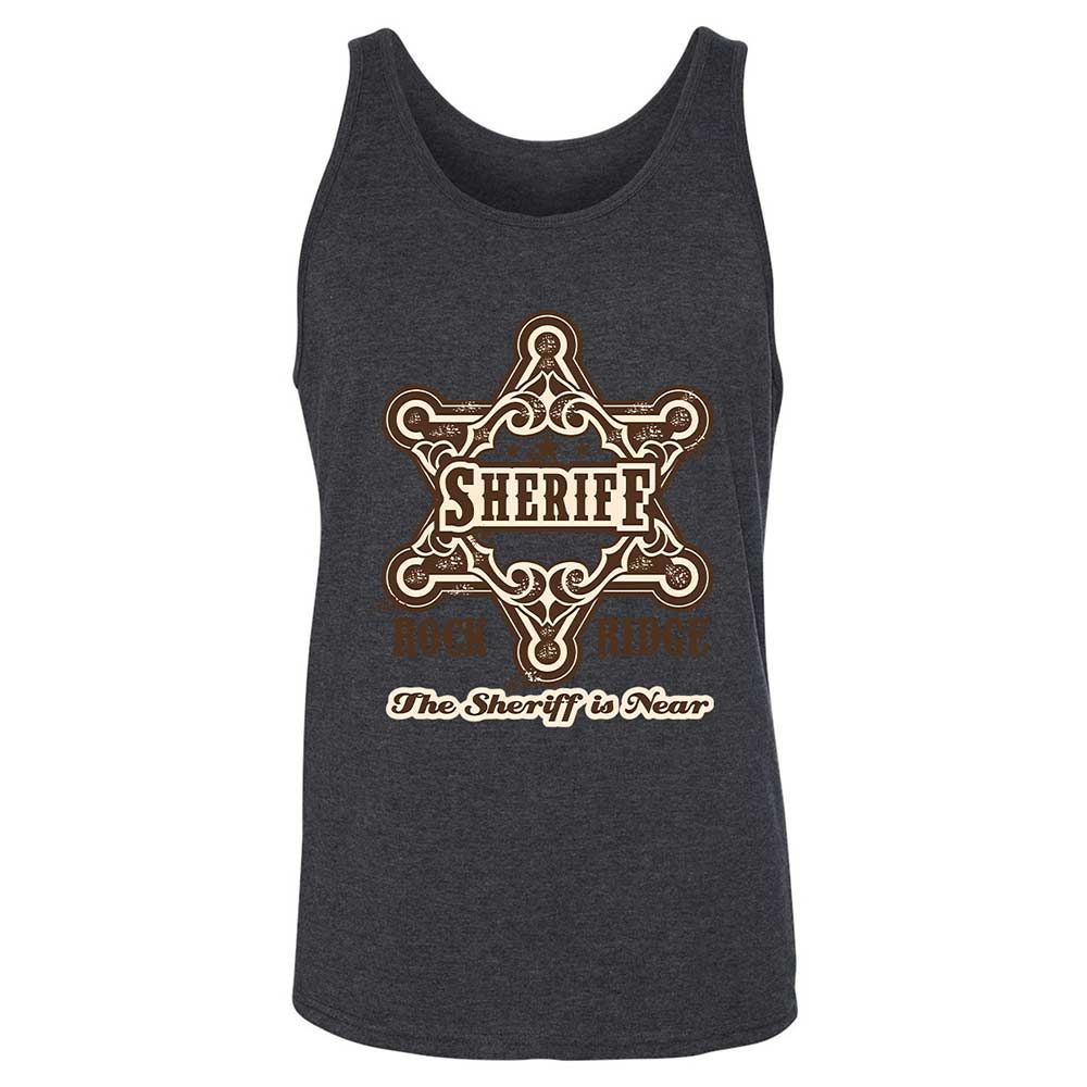 The Sheriff of Rockridge is Near! - Dark Grey Heather - 10