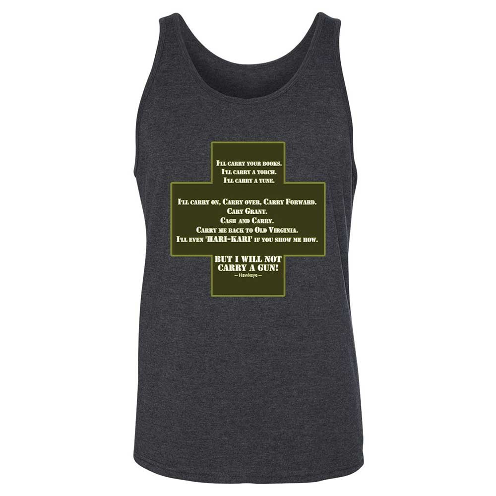 I Will Not Carry a Gun - Dark Grey Heather - 10