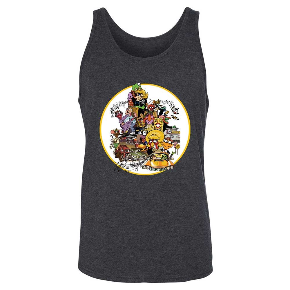 Muppet Graffiti - Dark Grey Heather - 10