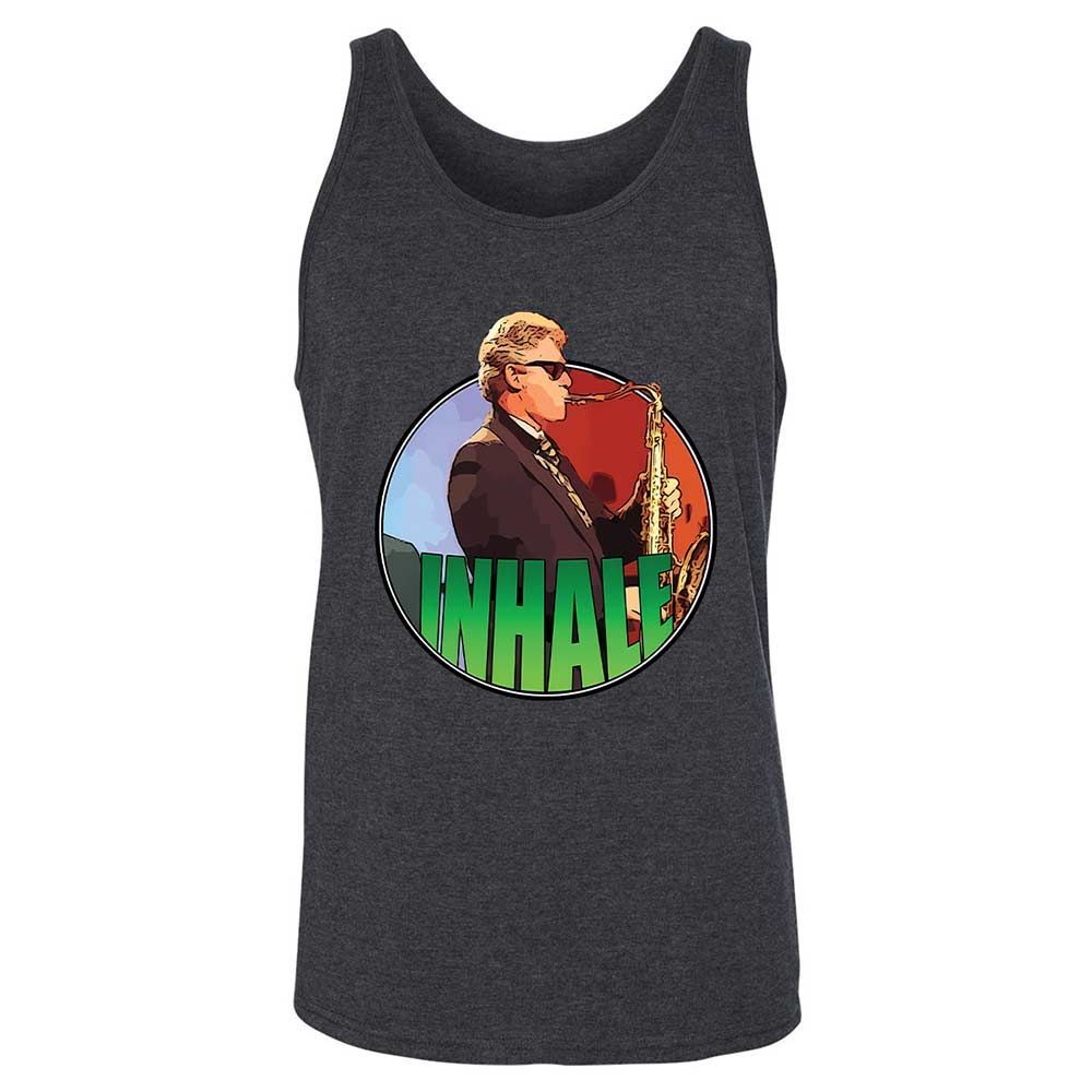 Playing the Saxophone - Dark Grey Heather - 10