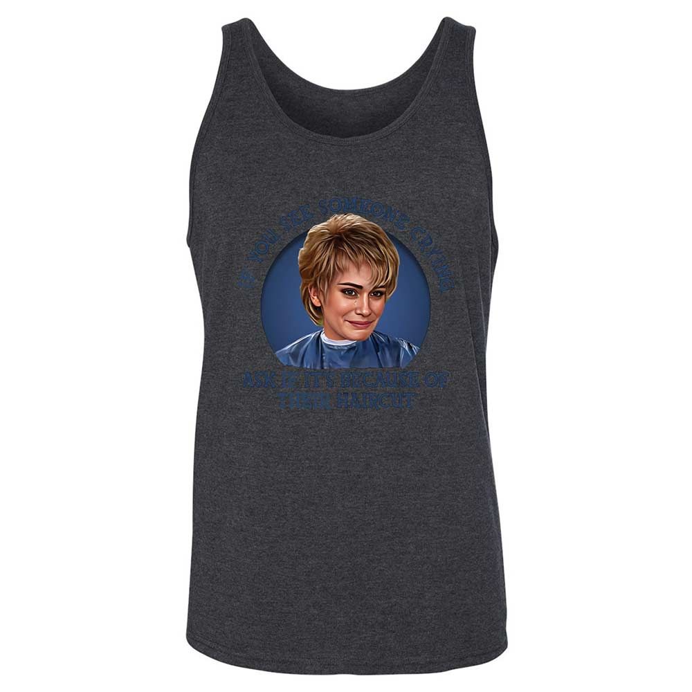 Unisex Jersey Tank - 8UKK3L5S - Dark Grey Heather - 10