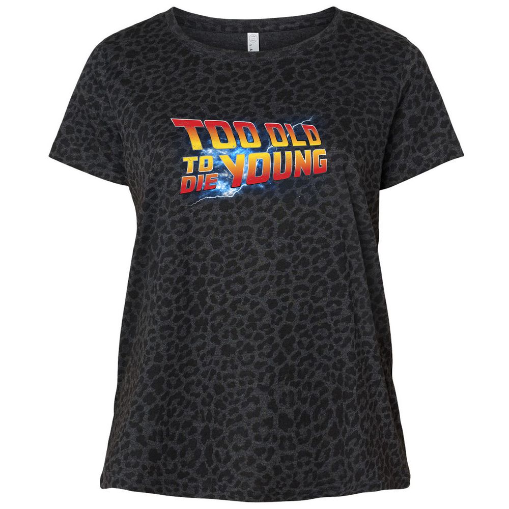 Ladies Curvy Jersey - UL1LT6ZC - Black Leopard - 11