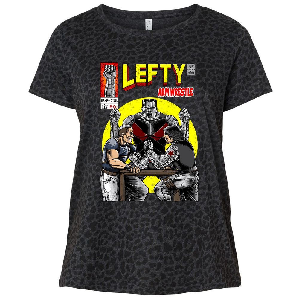 Ladies Curvy Jersey - 7EWESBY4 - Black Leopard - 11