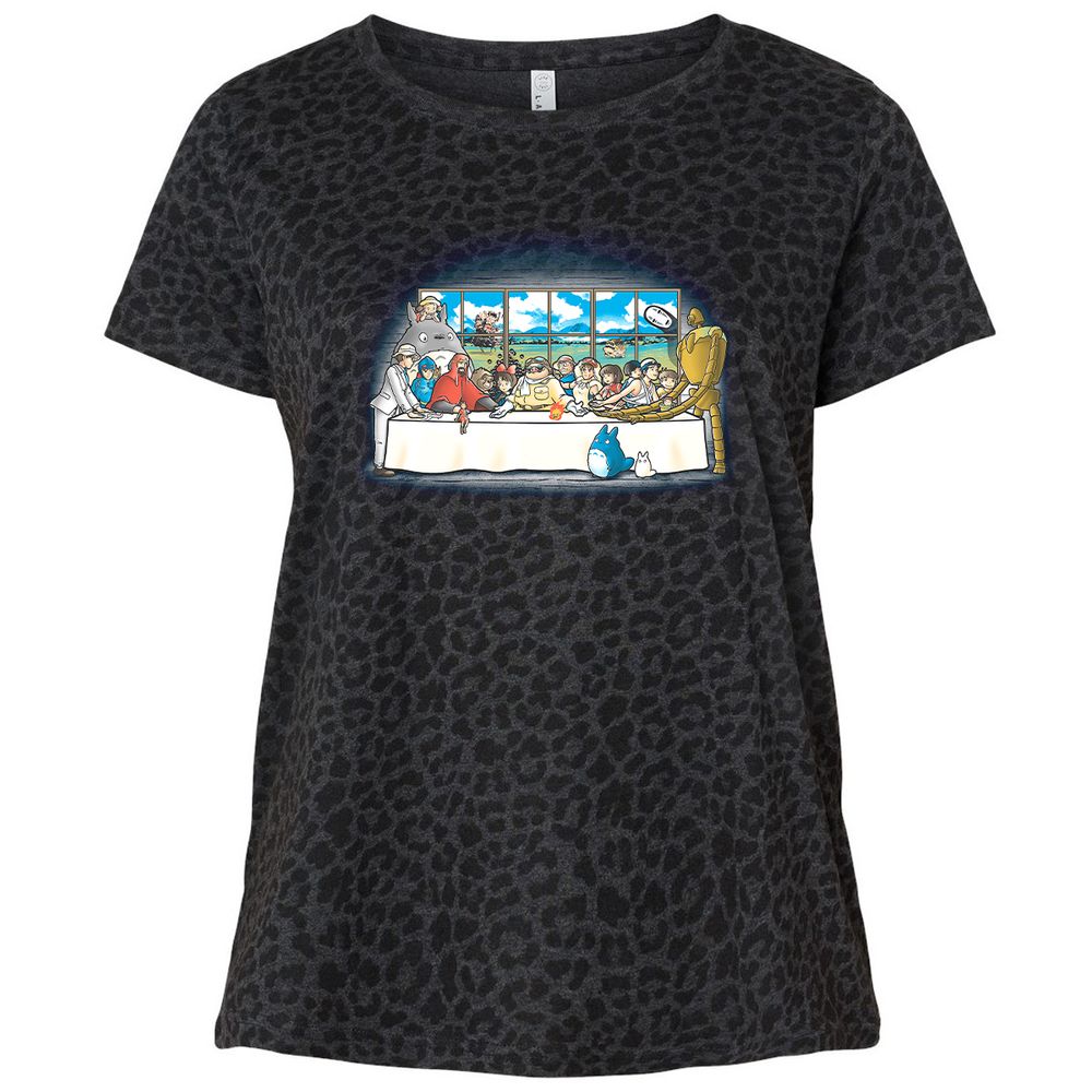 Ladies Curvy Jersey - VFS6118Q - Black Leopard - 11