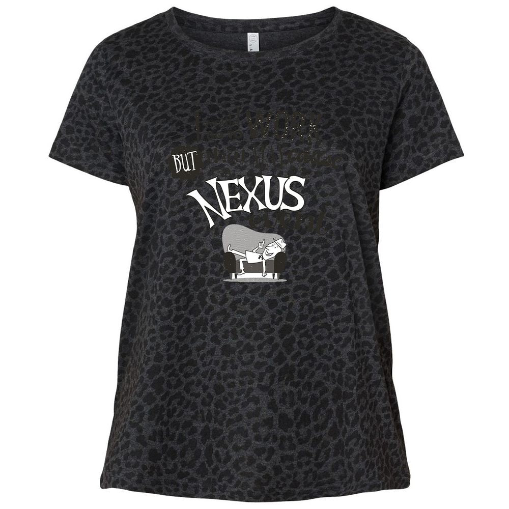 Ladies Curvy Jersey - MCFB4LBB - Black Leopard - 11