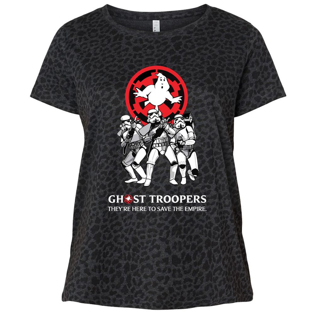 Ladies Curvy Jersey - DTE5BEVH - Black Leopard - 11