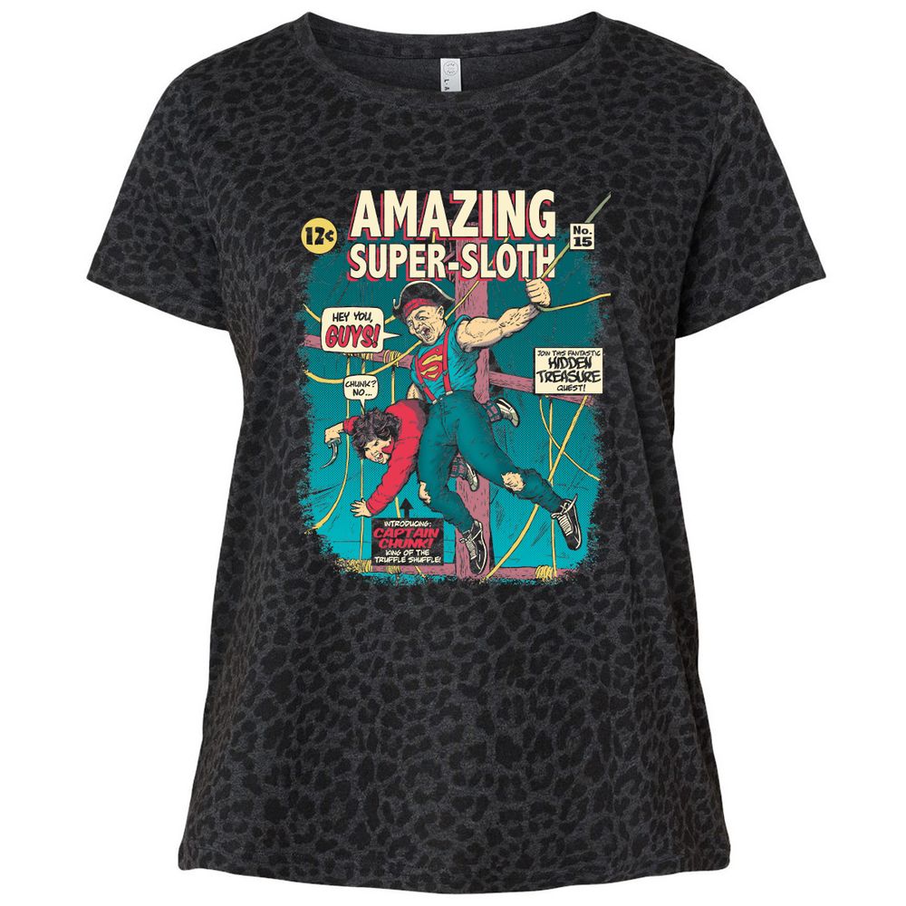 Ladies Curvy Jersey - KGBPHM46 - Black Leopard - 11