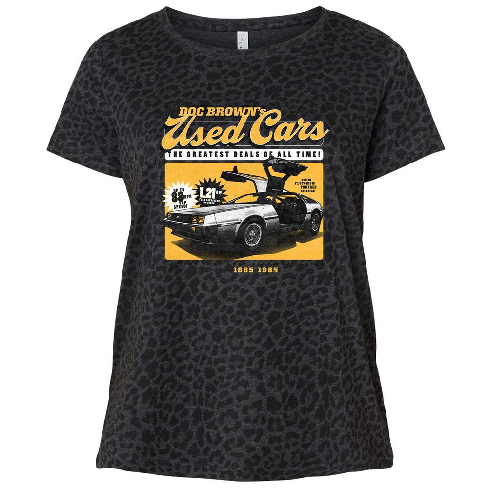 Ladies Curvy Jersey - UK9ES26L - Black Leopard - 11