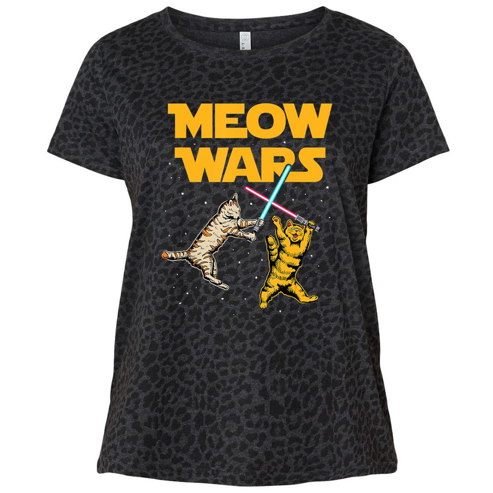 Ladies Curvy Jersey - DY5NLACB - Black Leopard - 11