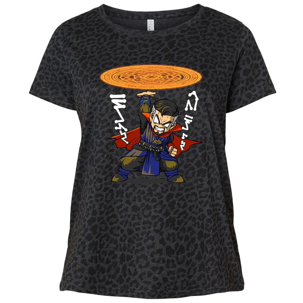 Ladies Curvy Jersey - XVGP48XG - Black Leopard - 11