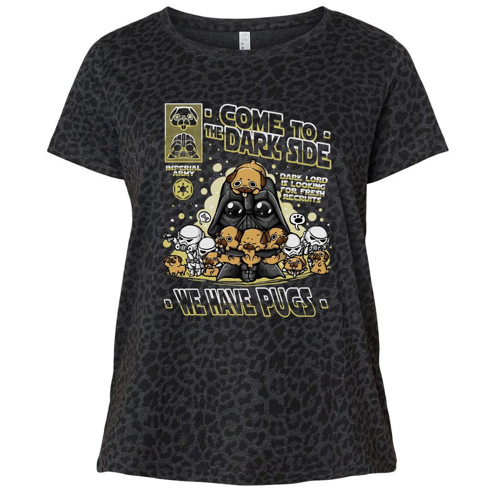 Ladies Curvy Jersey - DGL6QJTY - Black Leopard - 11