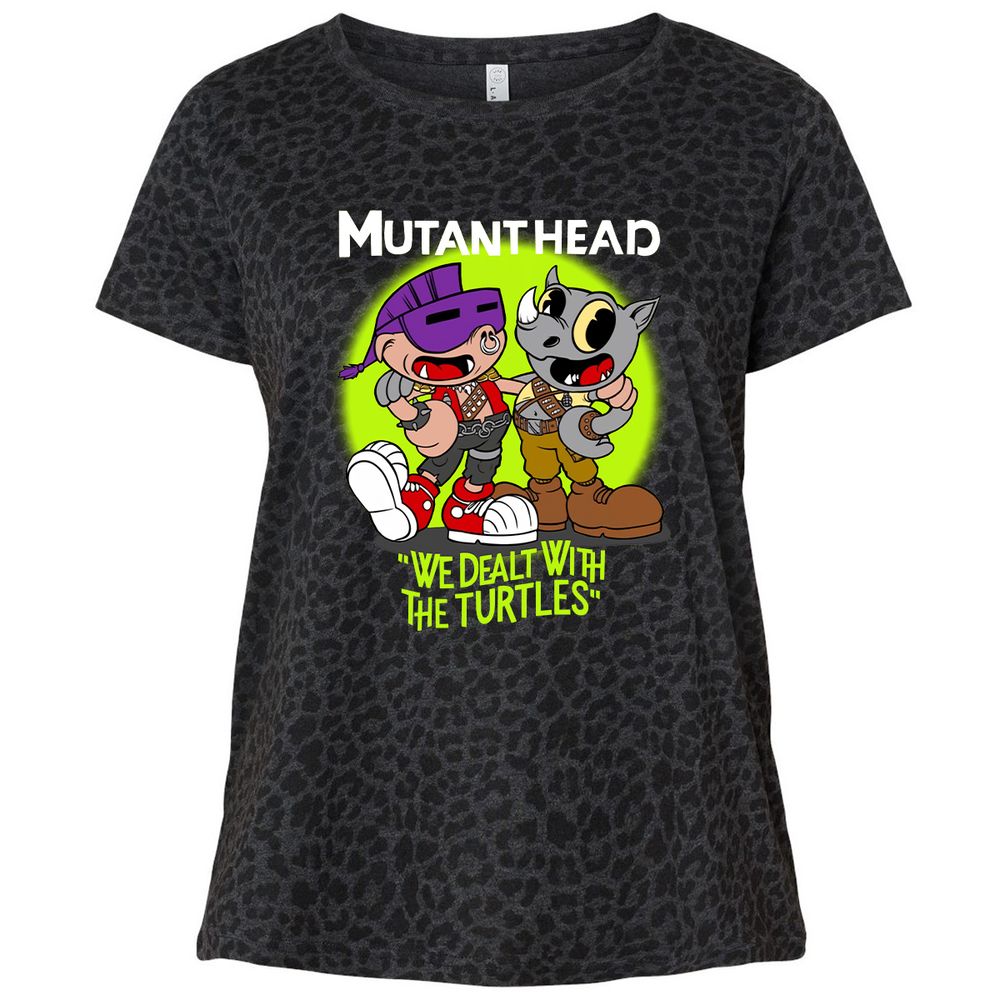 Ladies Curvy Jersey - DG3CW2S6 - Black Leopard - 11