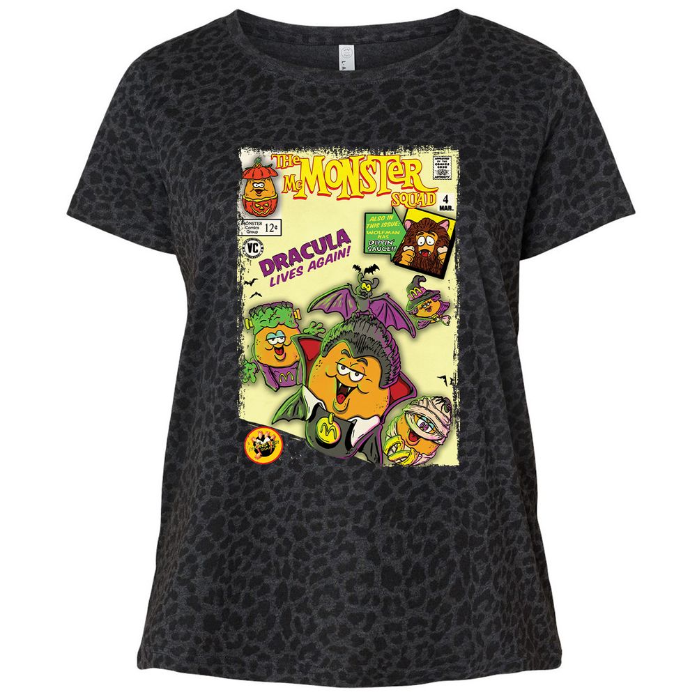 Ladies Curvy Jersey - ZPNVMA3J - Black Leopard - 11