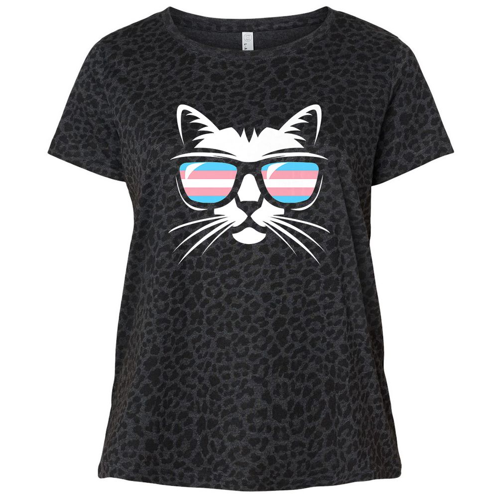 Ladies Curvy Jersey - 3YENGN1F - Black Leopard - 11