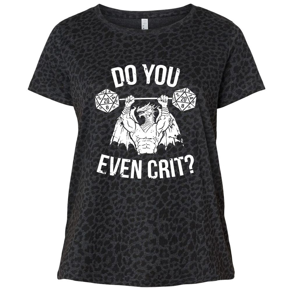 Ladies Curvy Jersey - XSDBPH83 - Black Leopard - 11