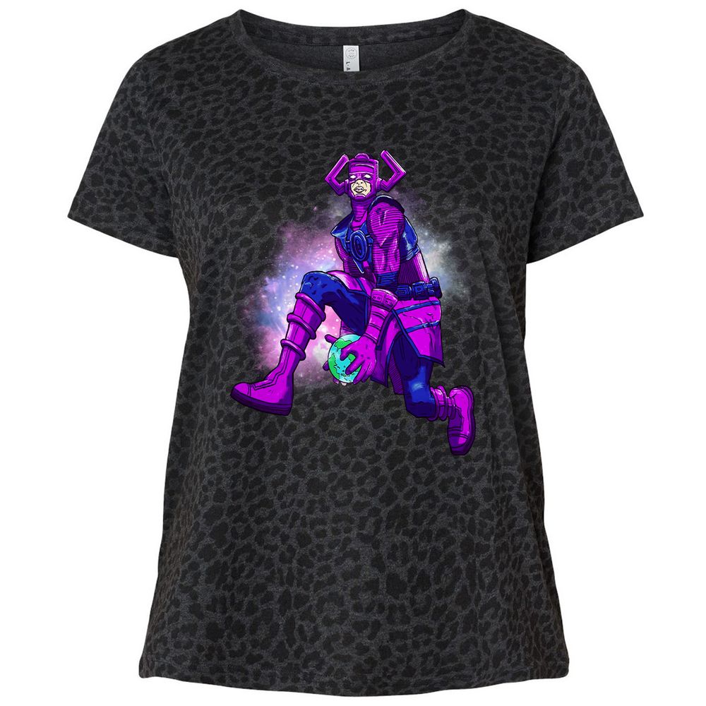 Ladies Curvy Jersey - XT5GTLU5 - Black Leopard - 11