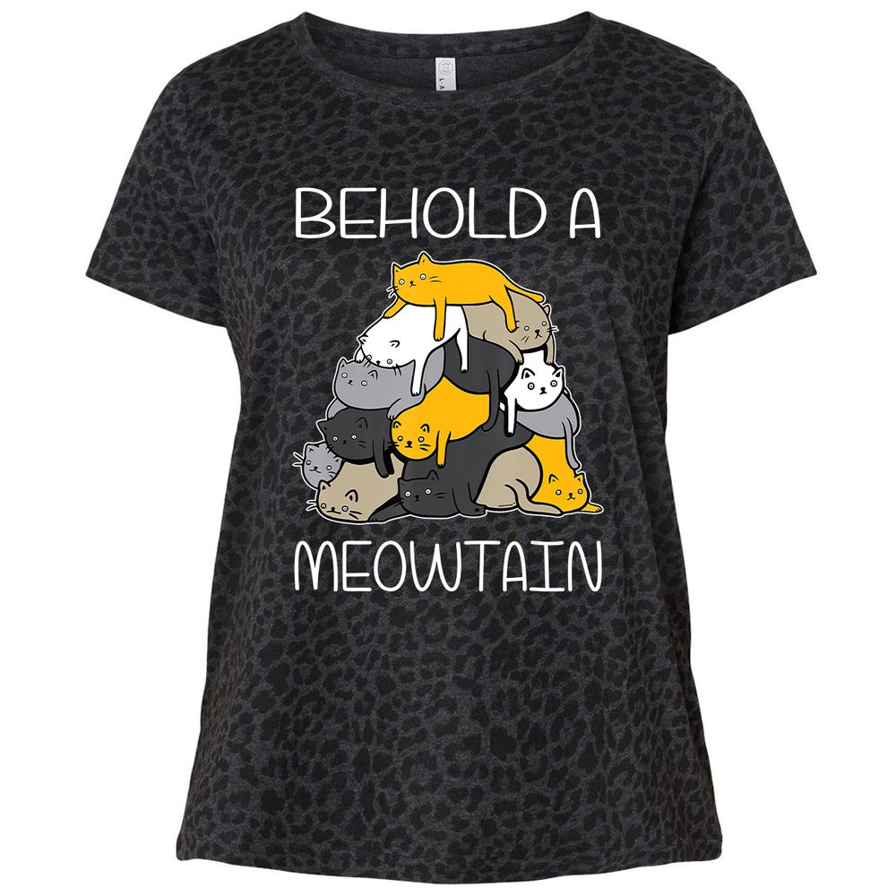 Ladies Curvy Jersey - RSHVWB2C - Black Leopard - 11