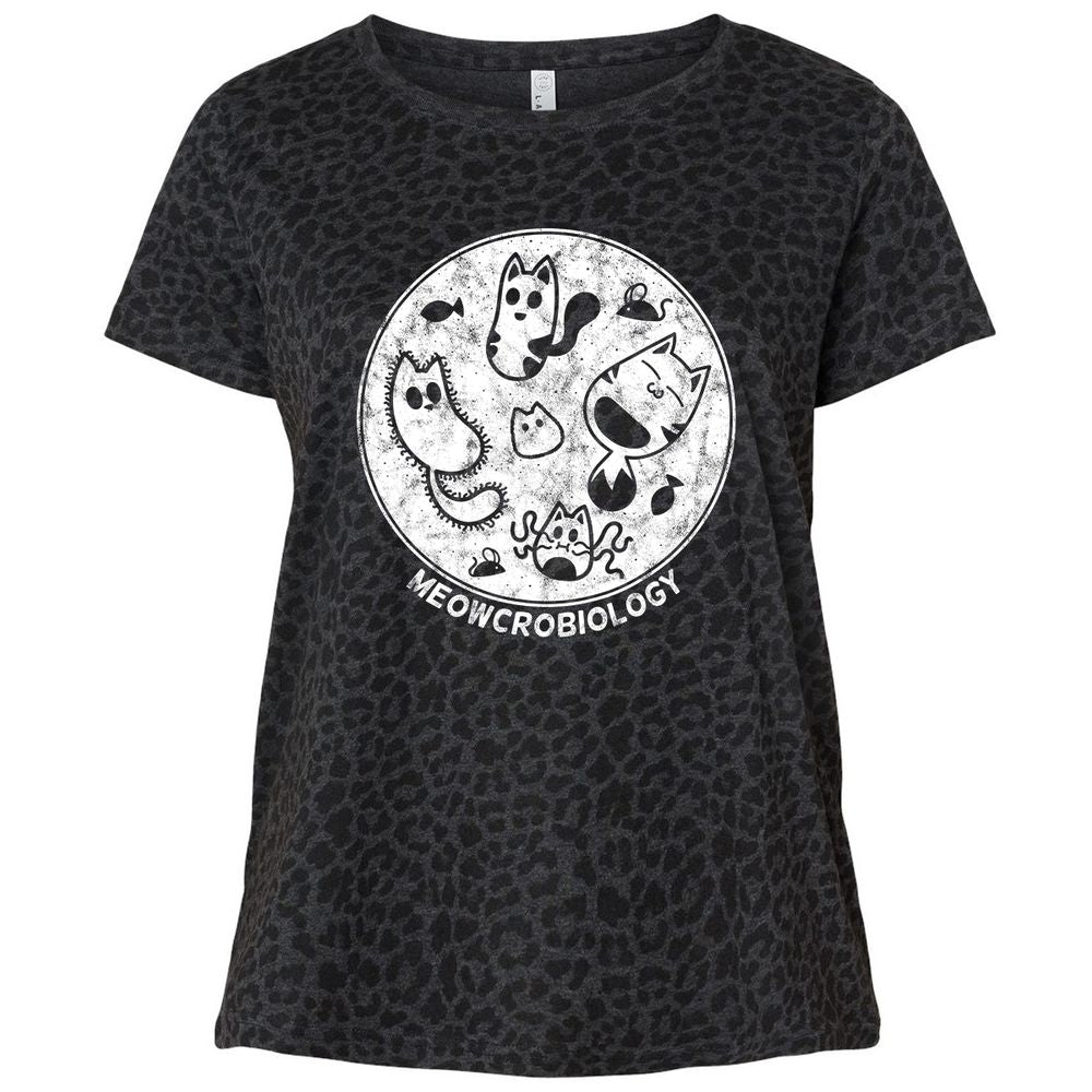 Ladies Curvy Jersey - 7RWR55WE - Black Leopard - 11