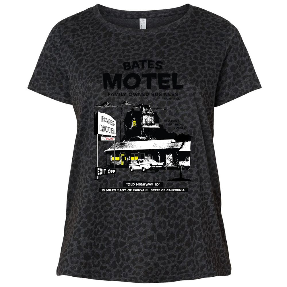 Ladies Curvy Jersey - CXGXS4CD - Black Leopard - 11