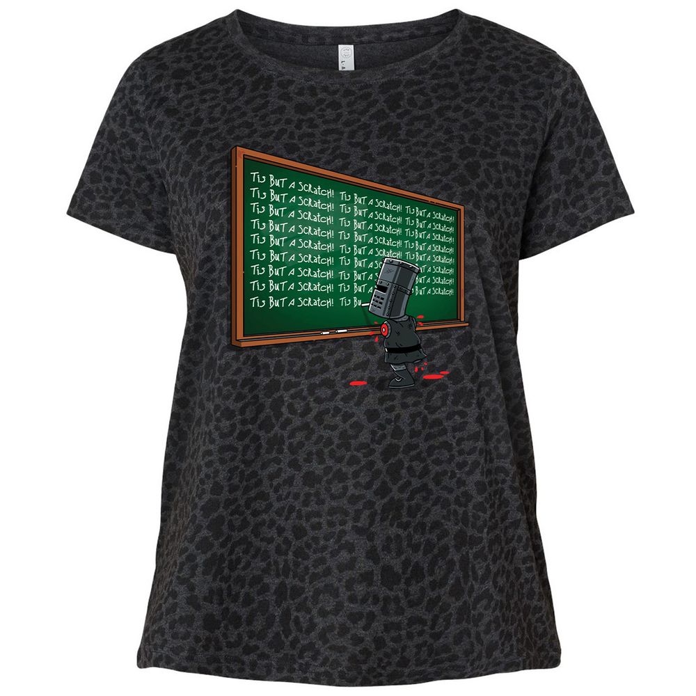 Ladies Curvy Jersey - F83UMK8X - Black Leopard - 11