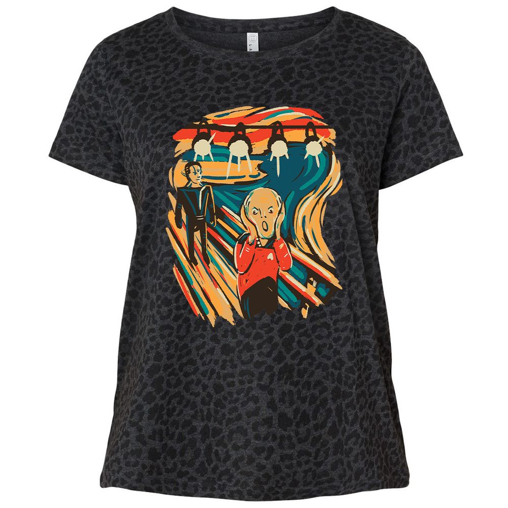 Ladies Curvy Jersey - VWTQY72Y - Black Leopard - 11