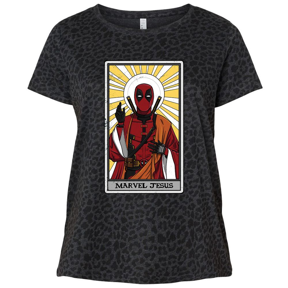 Ladies Curvy Jersey - 517GRW8J - Black Leopard - 11