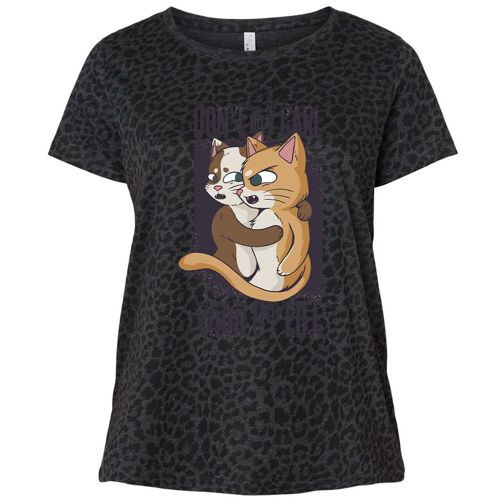 Ladies Curvy Jersey - 28P73NCA - Black Leopard - 11