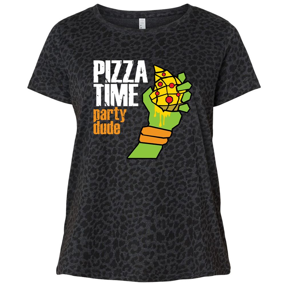 Ladies Curvy Jersey - F5Q7PPCE - Black Leopard - 11