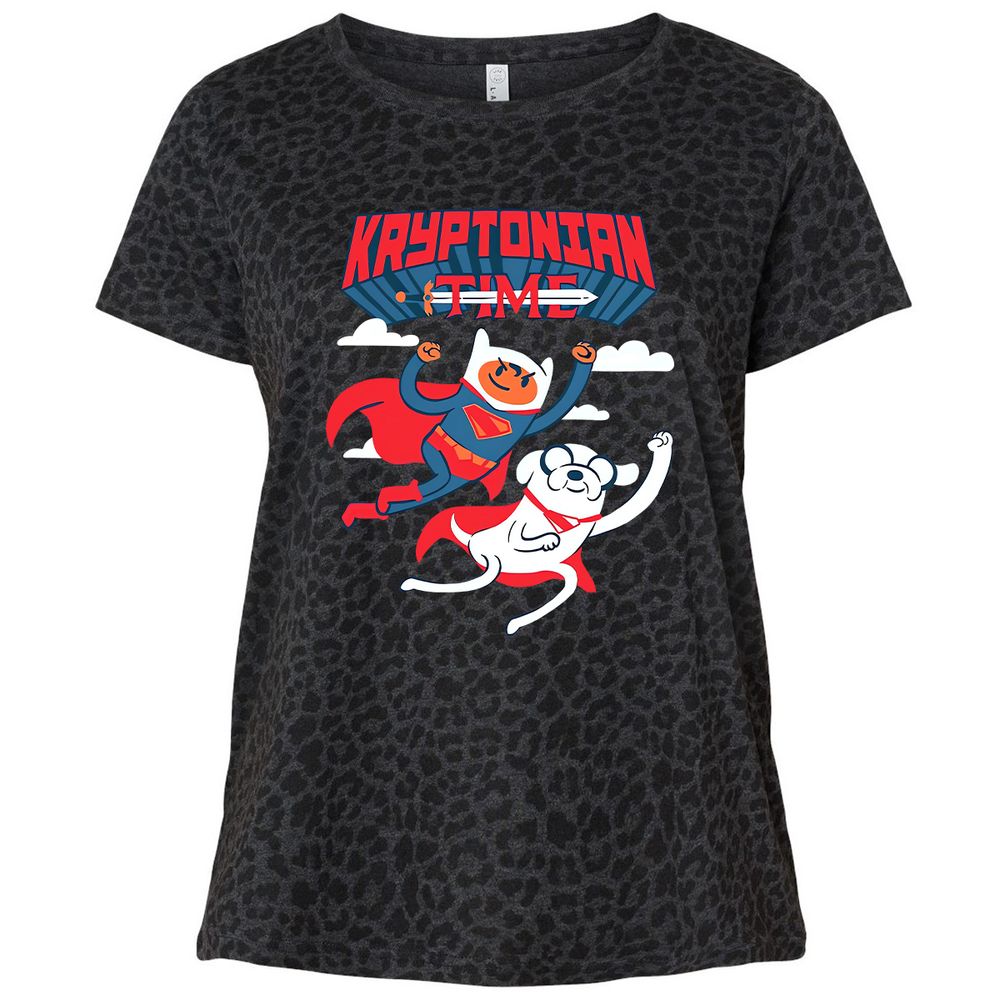 Ladies Curvy Jersey - 4YQ329E5 - Black Leopard - 11