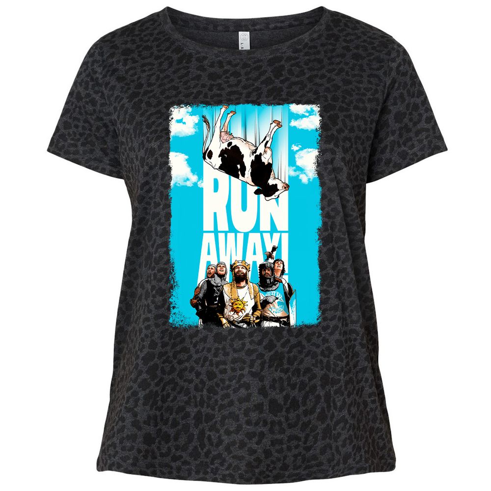 Ladies Curvy Jersey - AC97D2CC - Black Leopard - 11