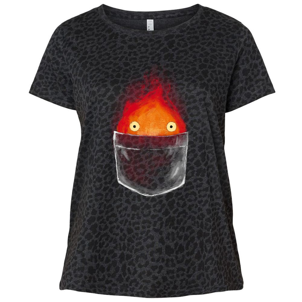 Ladies Curvy Jersey - DPAUFEY3 - Black Leopard - 11