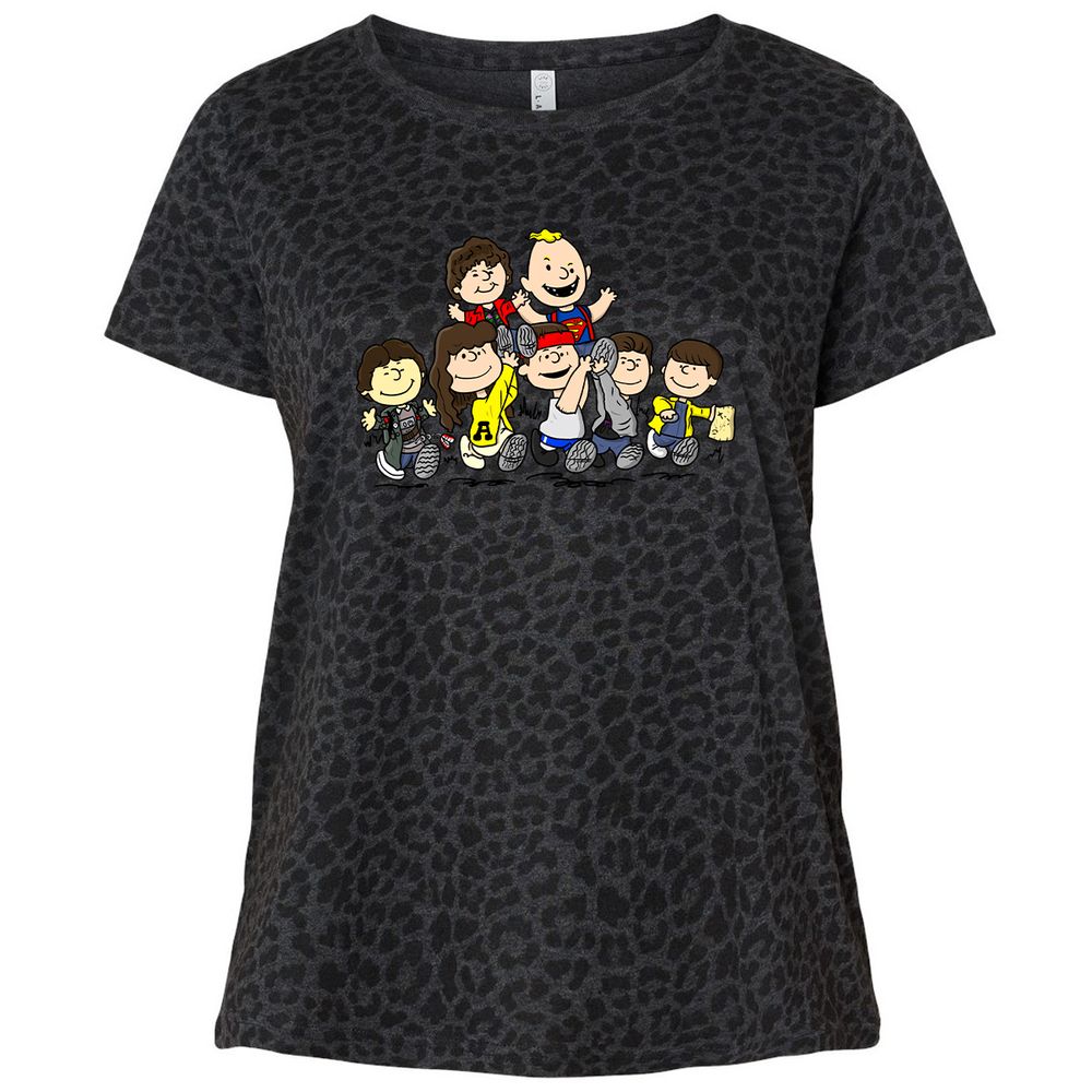 Ladies Curvy Jersey - WSK1EF8N - Black Leopard - 11