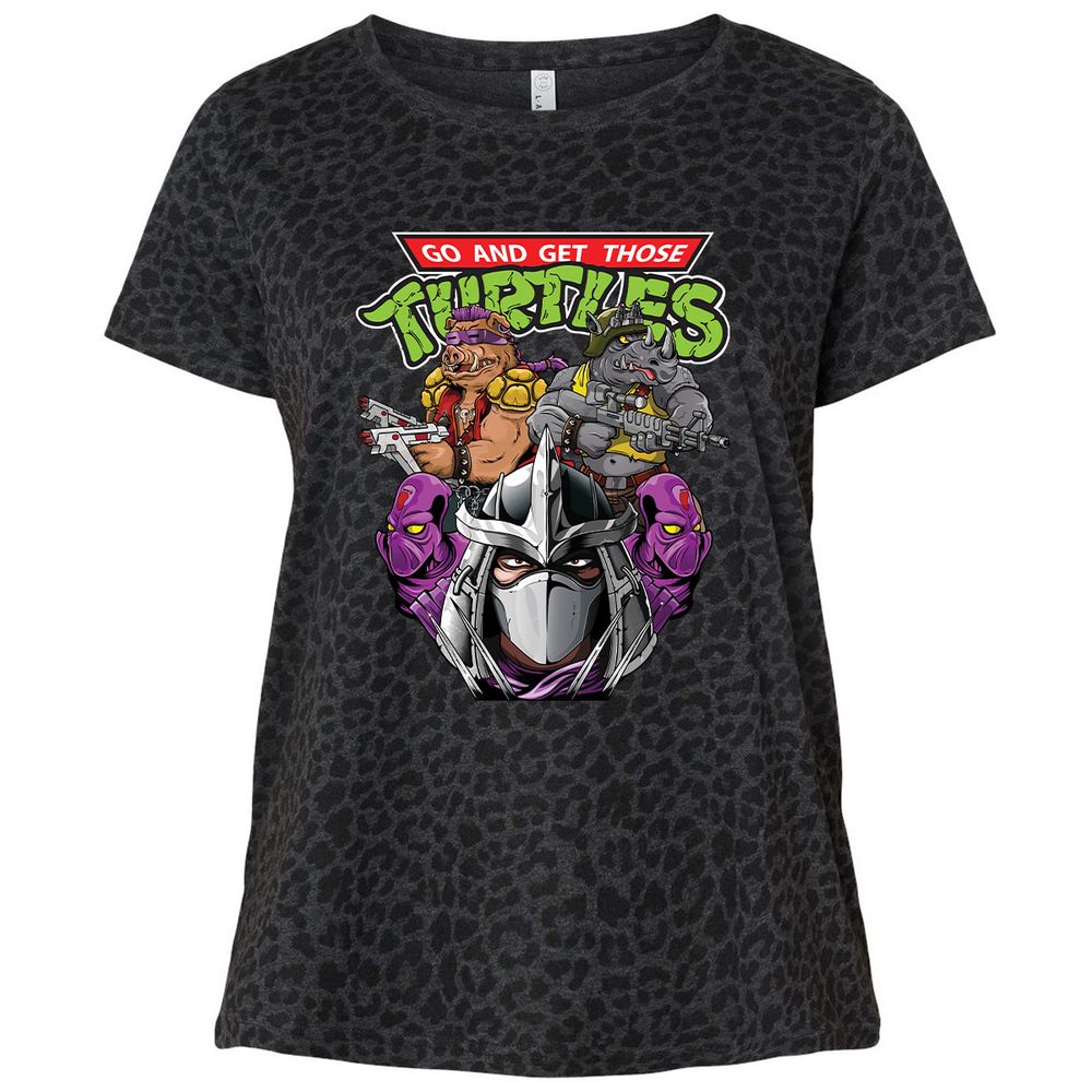 Ladies Curvy Jersey - D6QKMHF6 - Black Leopard - 11