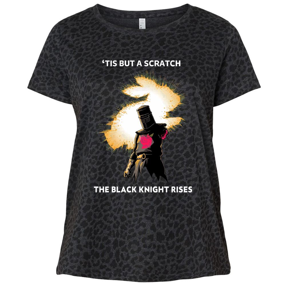 Ladies Curvy Jersey - Q76GKM21 - Black Leopard - 11