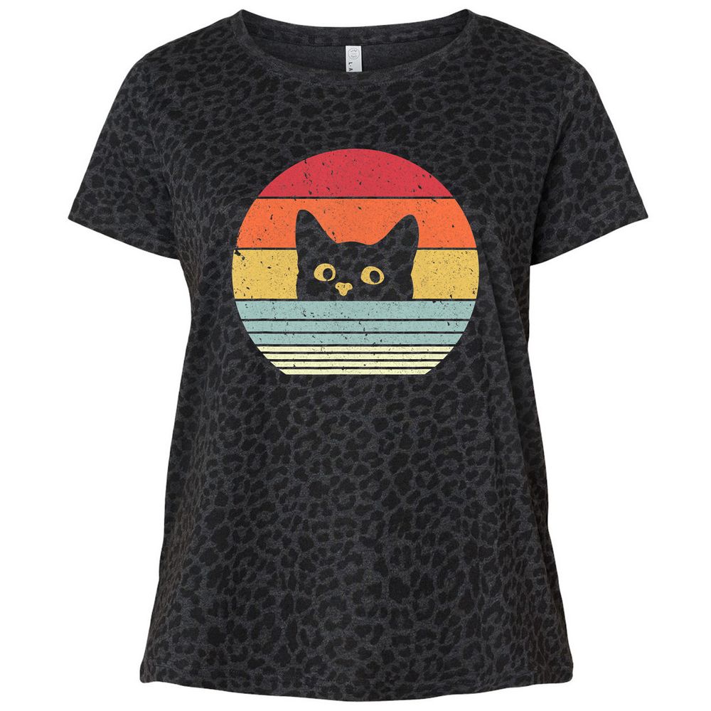 Ladies Curvy Jersey - CFL2DPPE - Black Leopard - 11