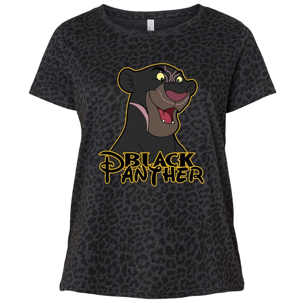 Ladies Curvy Jersey - RYT1BK2B - Black Leopard - 11