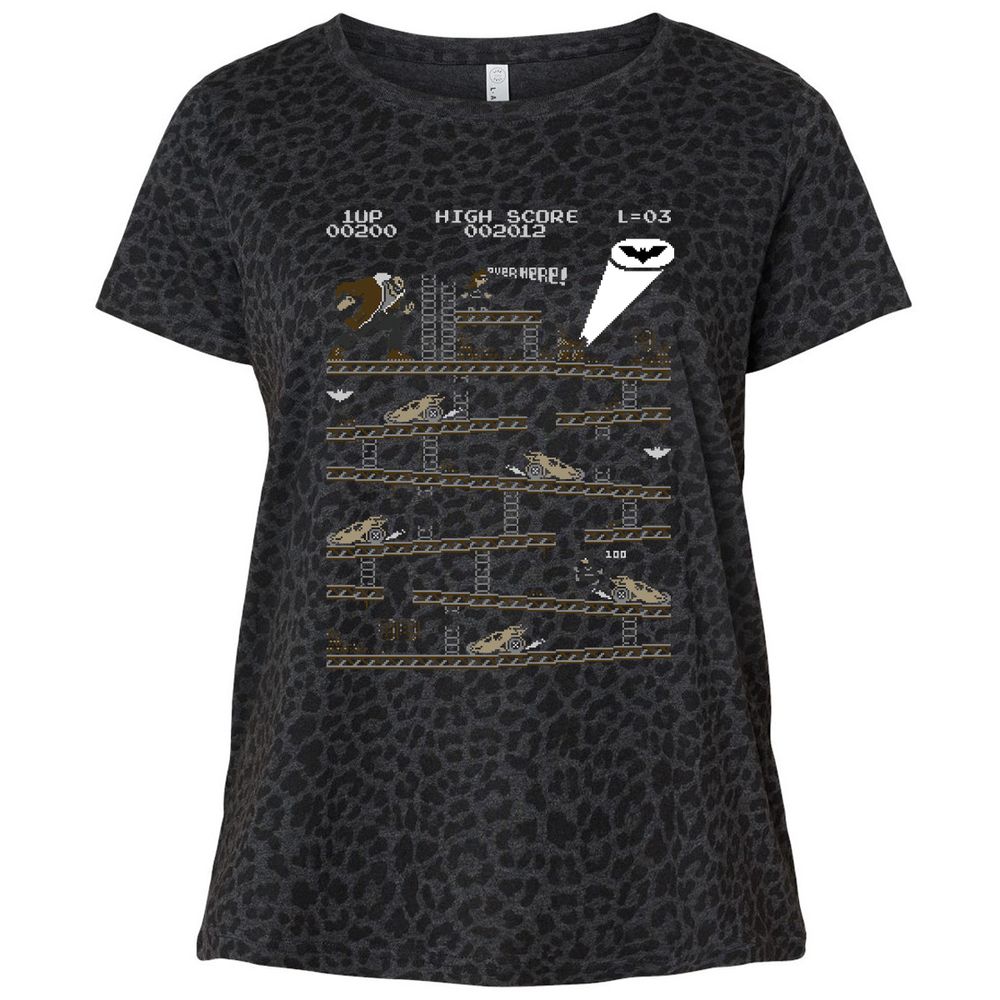 Ladies Curvy Jersey - YWWLQHVG - Black Leopard - 11