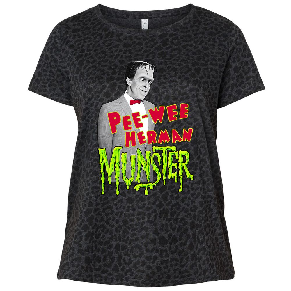 Ladies Curvy Jersey - Q8GZDPL7 - Black Leopard - 11